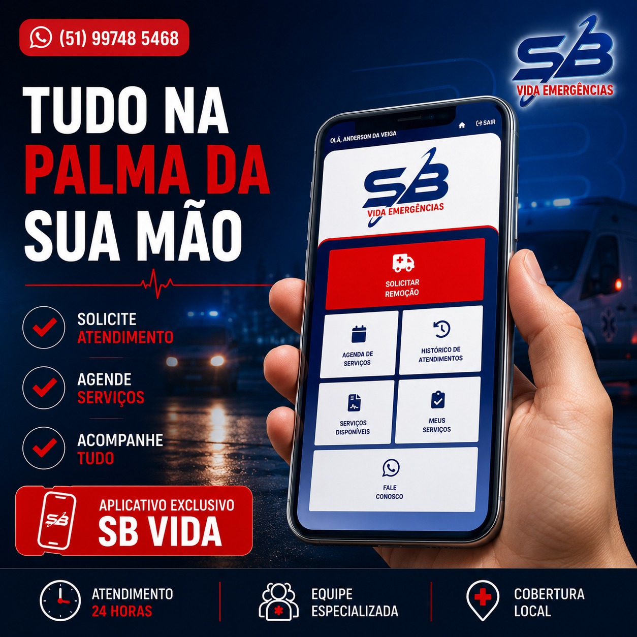 Aplicativo SB Vida Emergências